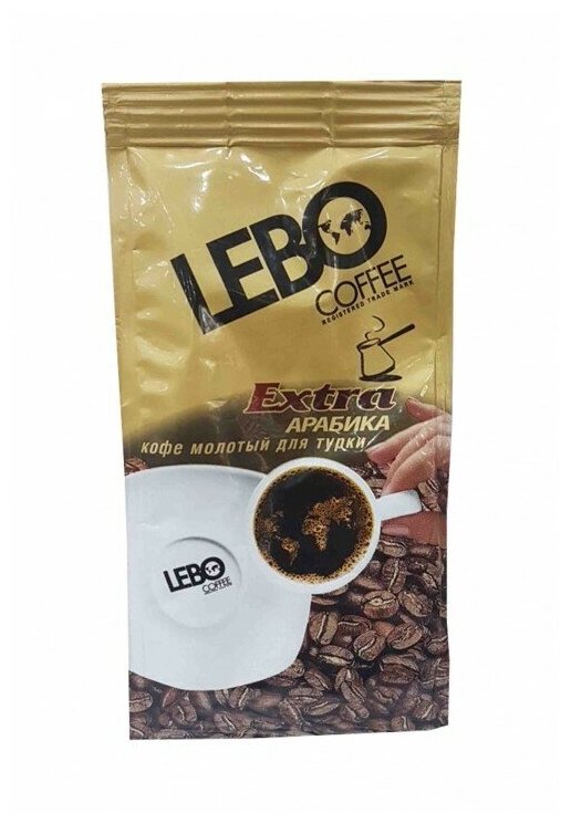 Кофе молотый LEBO coffee Extra для турки 75г