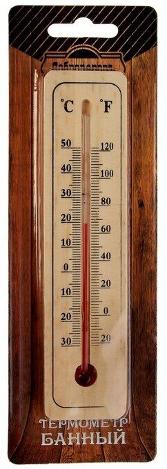 Добропаровъ Термометр деревянный, 50 С