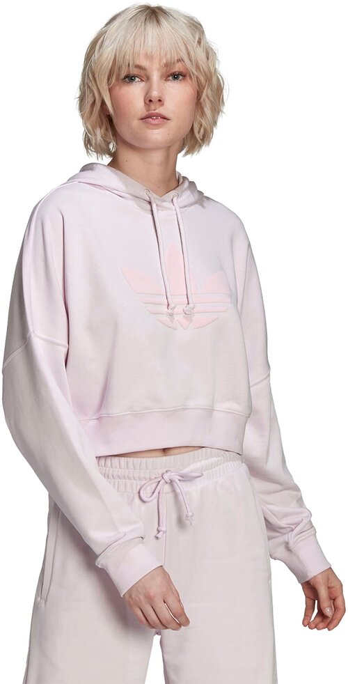 Худи adidas Originals, размер 36, розовый