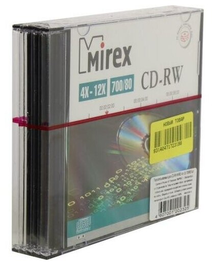 Диск CD-RW Mirex 202325