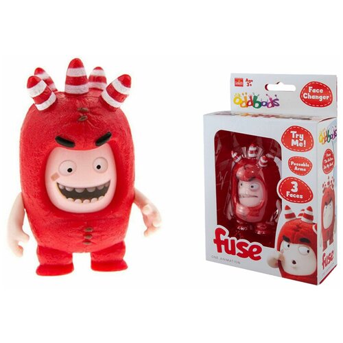 Фигурка Фьюз (Чуддики) меняющиеся эмоции 8,5 см Oddbods Fuse Face Changer AF8501F