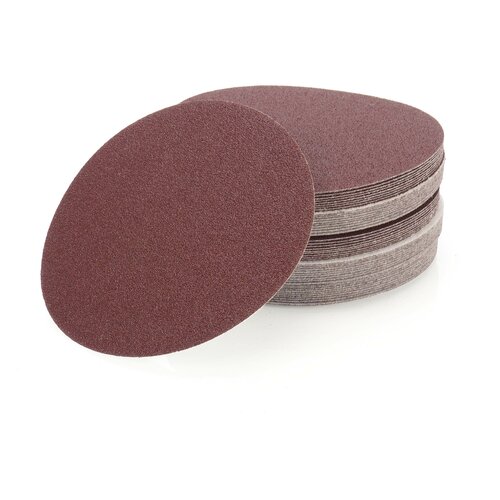 Круг шлифовальный D 125 мм P 240 на липучке 10 шт без отверстий