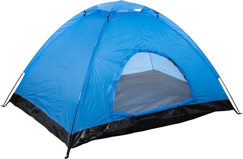 Палатка трекинговая трехместная ECOS EasyGO, синий
