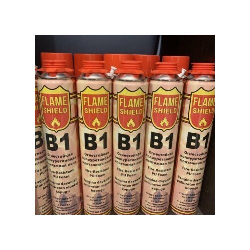 Огнестойкая полиуретановая монтажная пена FLAME SHIELD B1 582₽