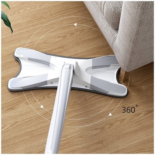 Швабра с отжимом COZY PLACE, серебристый