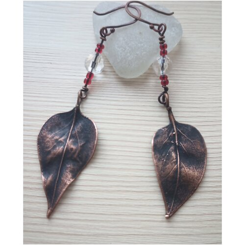 Серьги Медная мастерская GALATEA, пластик, черный