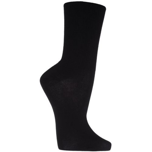 фото Женские носки гамма высокие, бесшовные, размер 23-25(36-40), черный