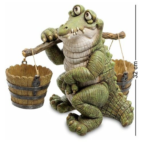 Фигура-кашпо Кроки с коромыслом Размер: 25,5*39*32 см Sealmark