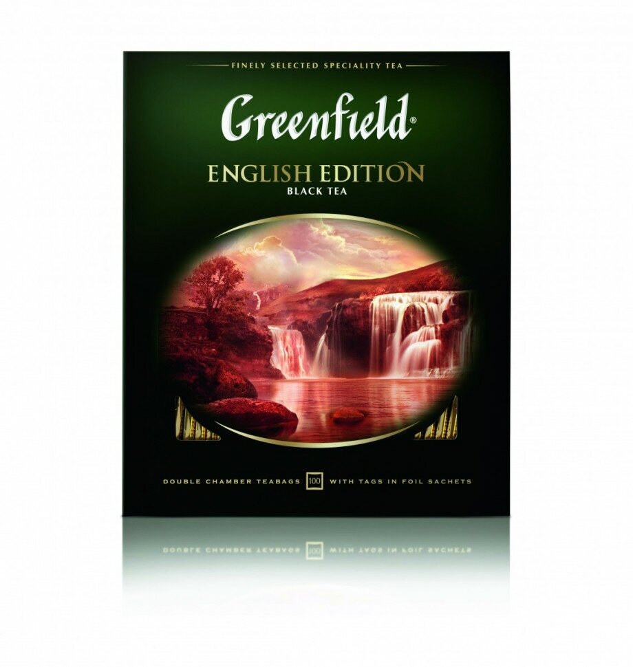 Чай черный Greenfield English Edition 100 пак - фото №7