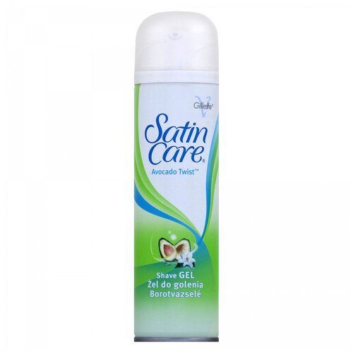 Гель для бритья Satin Care для нормальной кожи Avocado Twist, 200 мл