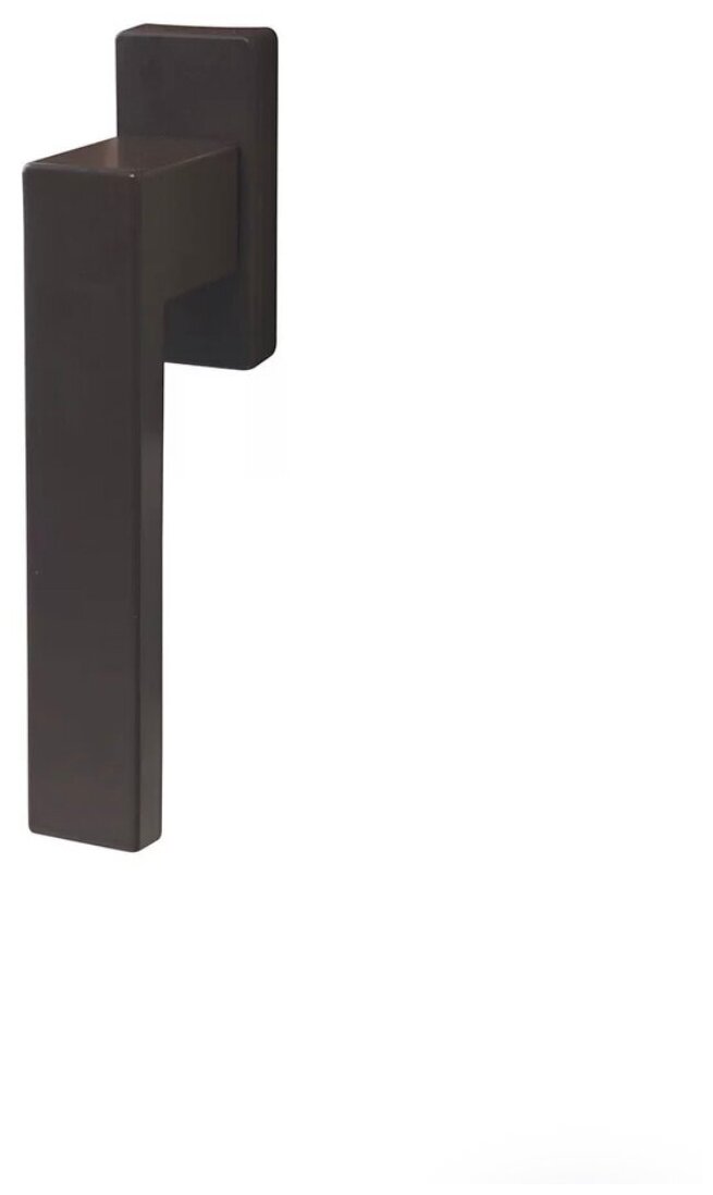 Ручка оконная Internika DUBLIN 35 мм, алюминиевая, коричневый матовый