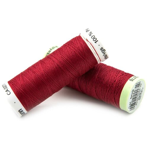 фото Набор швейных нитей (744506 нить top stitch 30м, 748277 нить sew-all 200м) 2шт/упак гутерманн, 909 малиновый gutermann