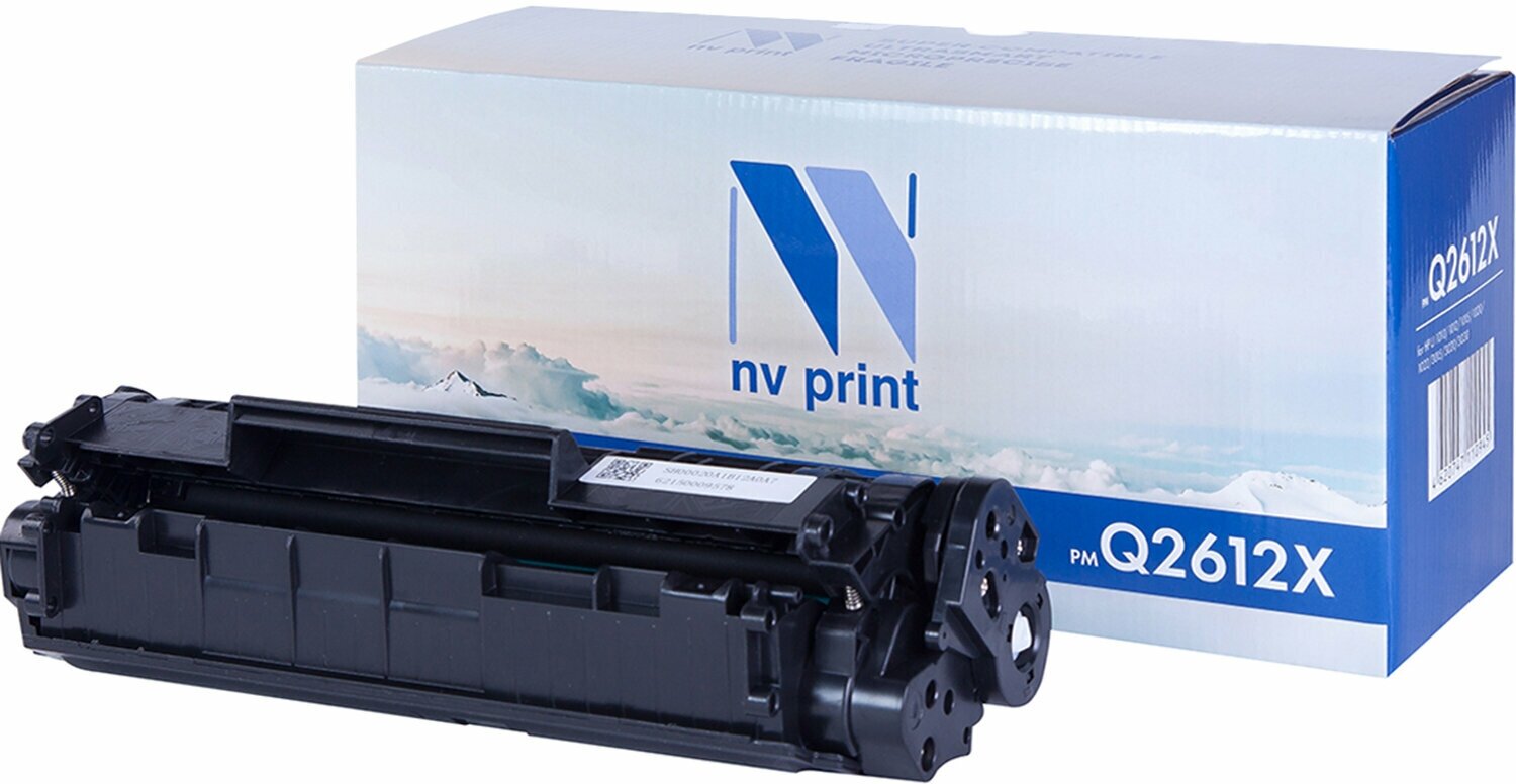 Картридж лазерный NV PRINT (NV-Q2612X) для HP LJ 1010/1012/1015/1020/1022/3015, ресурс 3500 стр.