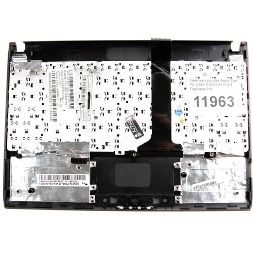 Клавиатура для Asus Eee PC X101 X101H X101CH TopCase p/n: V103646LS1RU, AEEJ8700110 клавиатура для asus x415 topcase p n