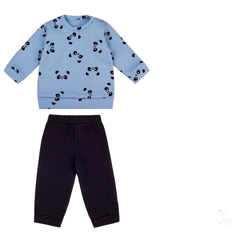 фото Комплект для мальчика: джемпер и брюки , футер 3х нитка начес, рост 92, возраст 2 года умка+