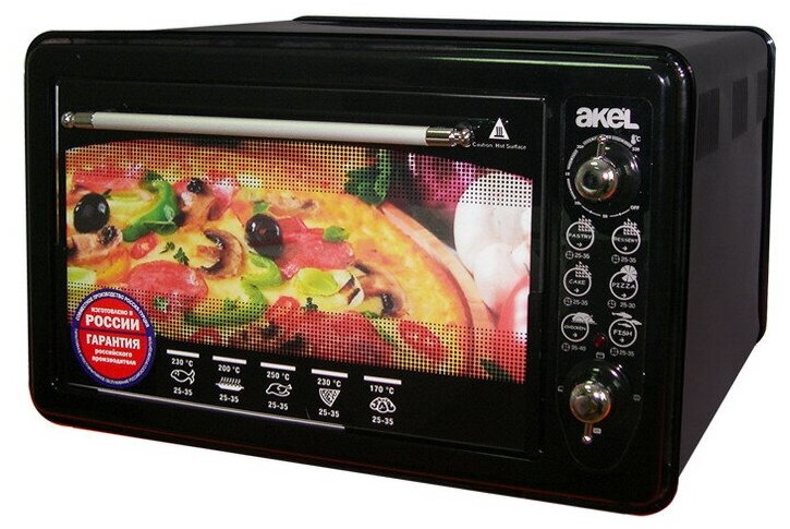Духовой шкаф AKEL AF-720 (1002) черный