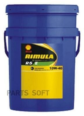 SHELL 550027381 Масо моторное 10W40 п/синт. Rimula R5E (20) (SHELL)