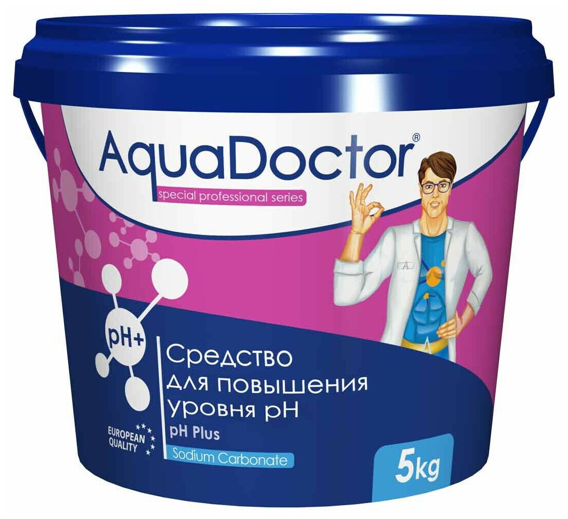 Средство для повышения уровня pH AquaDoctor pH Plus (5 кг)
