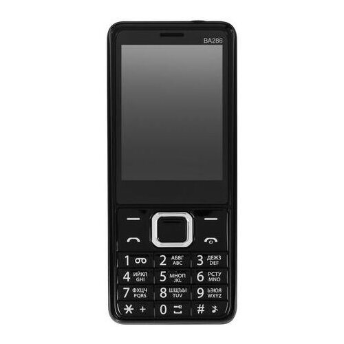 Телефон FinePower BA286, 2 micro SIM, черный