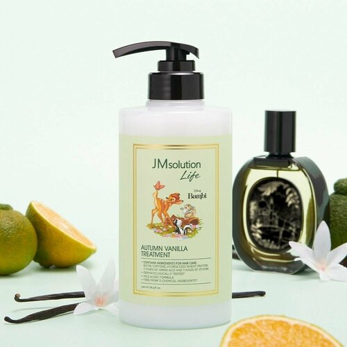JMSolution Маска-бальзам для волос с ароматом ванили LIFE DISNEY AUTUMN VANILLA TREATMENT, 500 мл.