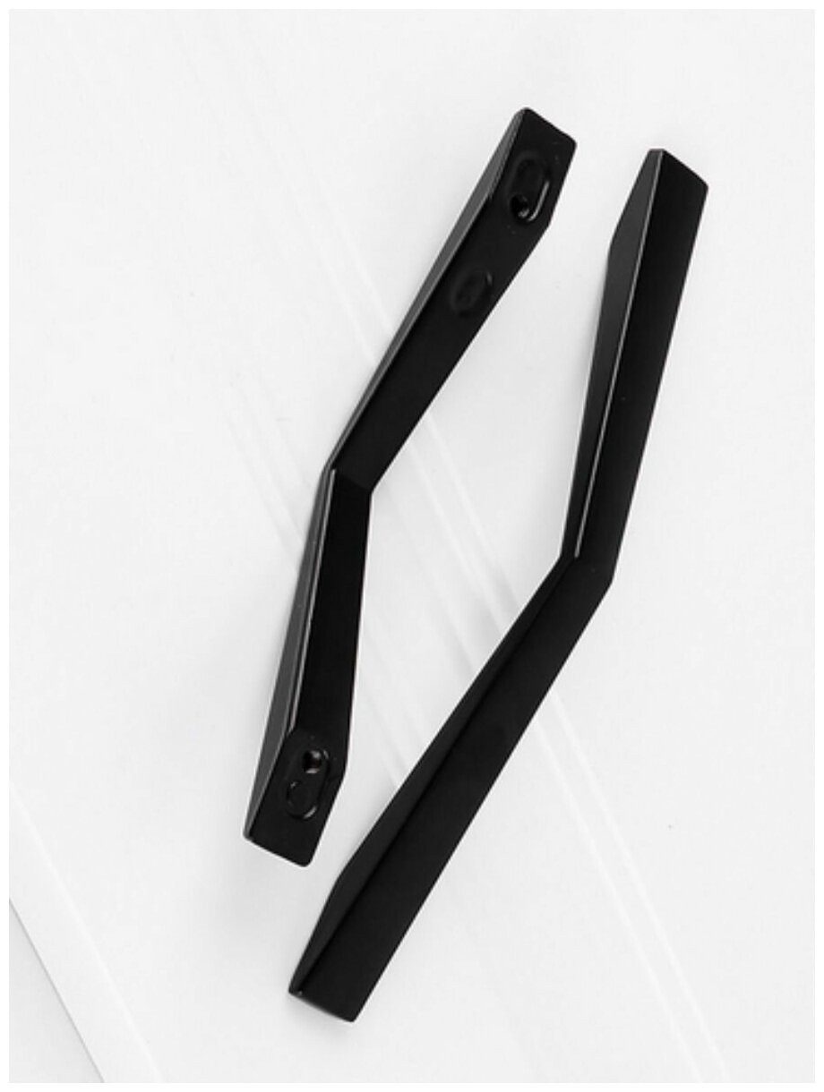 Мебельная ручка черная / Ручки для мебели "OLE" - фотография № 1