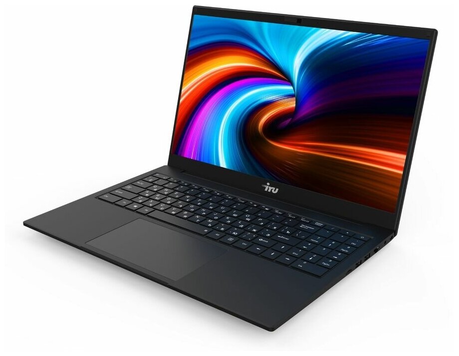 Ноутбук iRU Калибр 15TLI, 15.6", IPS, Intel Core i5 1135G7 8ГБ, 256ГБ SSD, Intel Iris Xe интегрированное, Free DOS, черный [1894428]