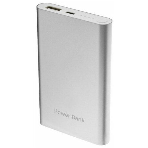 Внешний аккумулятор LuazON PB-24 8000 мАч USB 1 А индикатор металл серый 142800₽