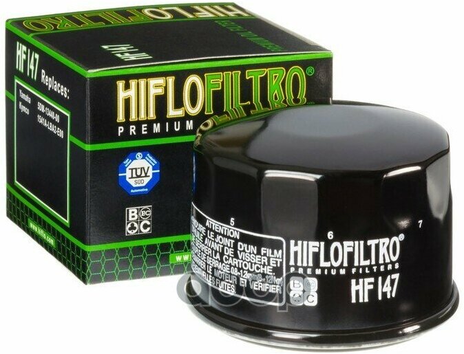 Фильтр Масляный Hiflofiltro Hf147 Hiflo filtro арт. HF147