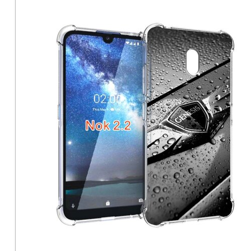 Чехол задняя-панель-накладка-бампер MyPads дженезис genesis 2 мужской для Nokia 7.2/Nokia 6.2 противоударный