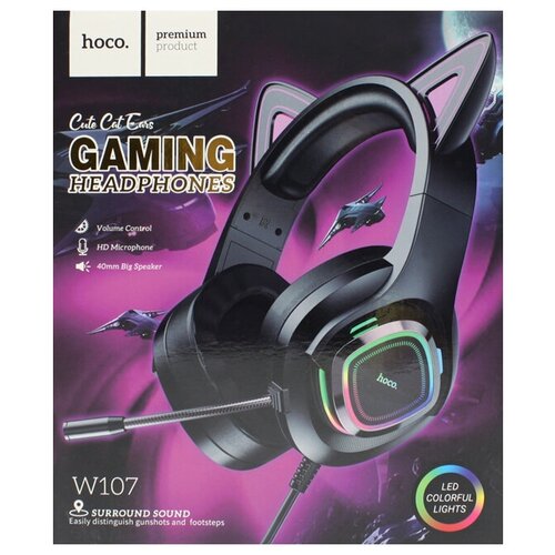 Гарнитура игровая Hoco W107 с ушками 177700₽