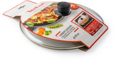 Крышка TEFAL Cocoon Э 04197726, 26см [9100038837] - фото №1