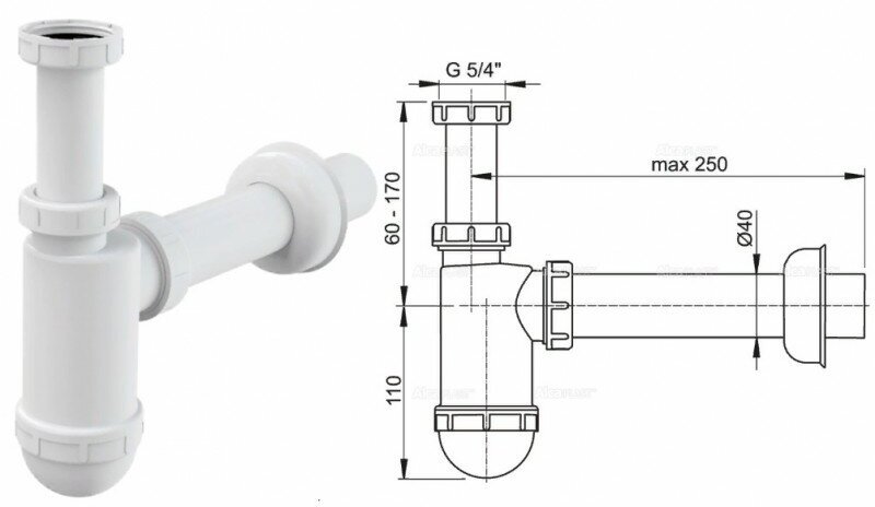 Сифон AlcaPlast - фото №9