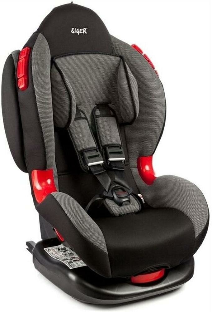 Автокресло Siger Кокон ISOFIX серый