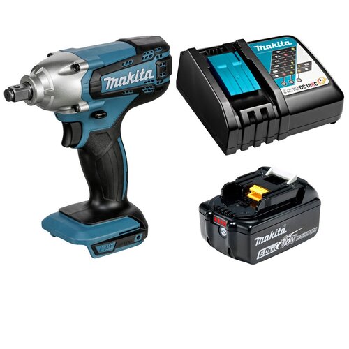 Гайковерт аккумуляторный 18В 190Нм - 12 Makita DTW190 Li-Ion 1x6Ач зу DTW190RG 2485000₽