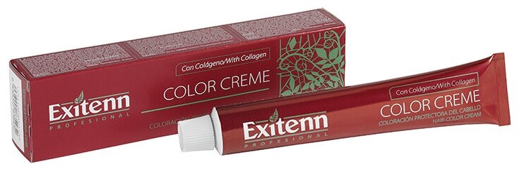 Exitenn Стойкая крем-краска для волос Color Creme 7.1 R. Medio Ceniza/Блонд пепельный, 60 мл