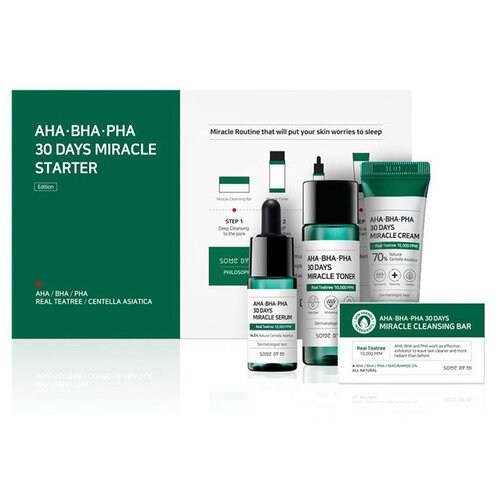 Some By Mi AHA-BHA-PHA 30 Days Miracle Starter Мининабор кислотных средств для проблемной кожи