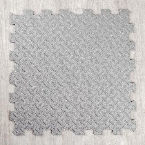 FlashMe Развивающий коврик-пазл «Серый» 60х60х1 см
