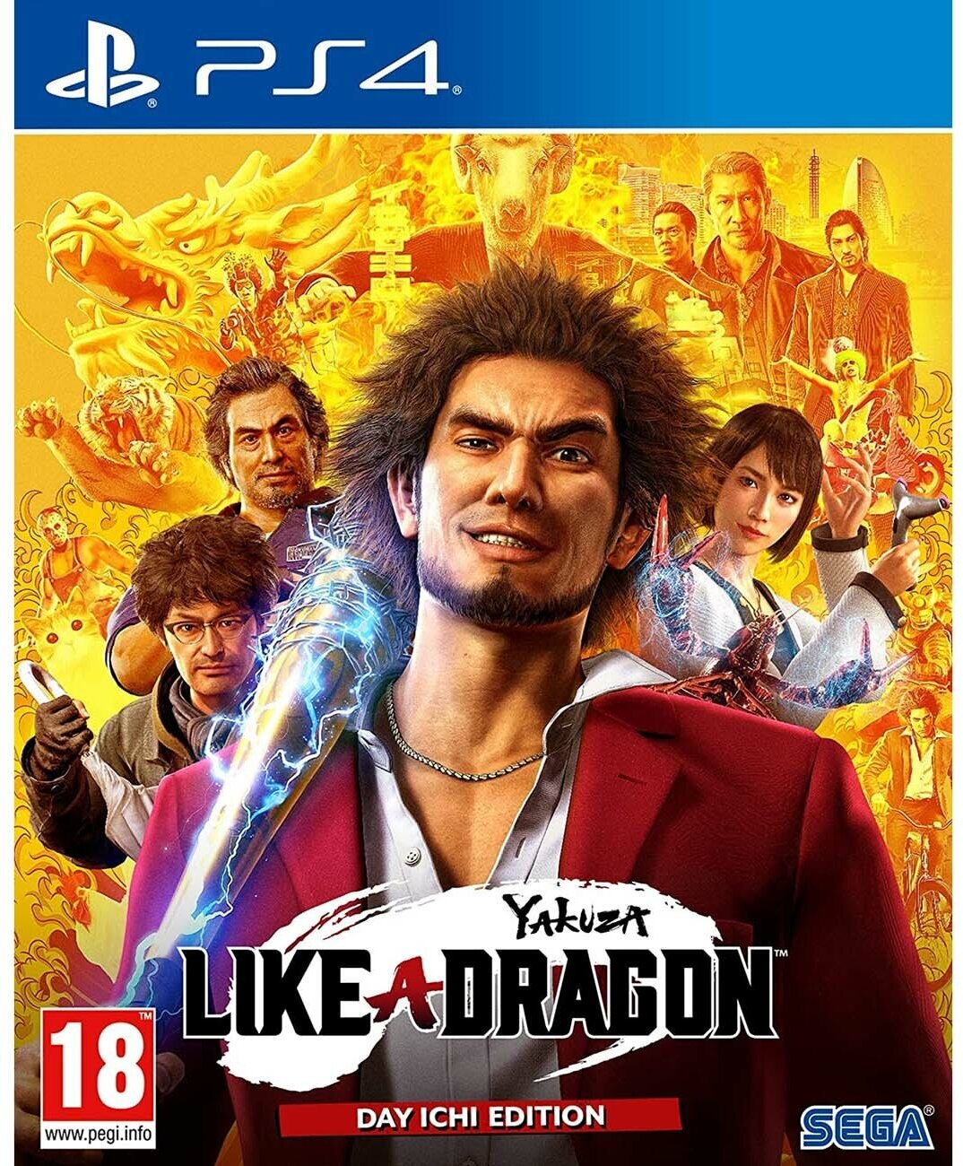 PS4 игра Sega Yakuza: Like a Dragon. Day Ichi Edition