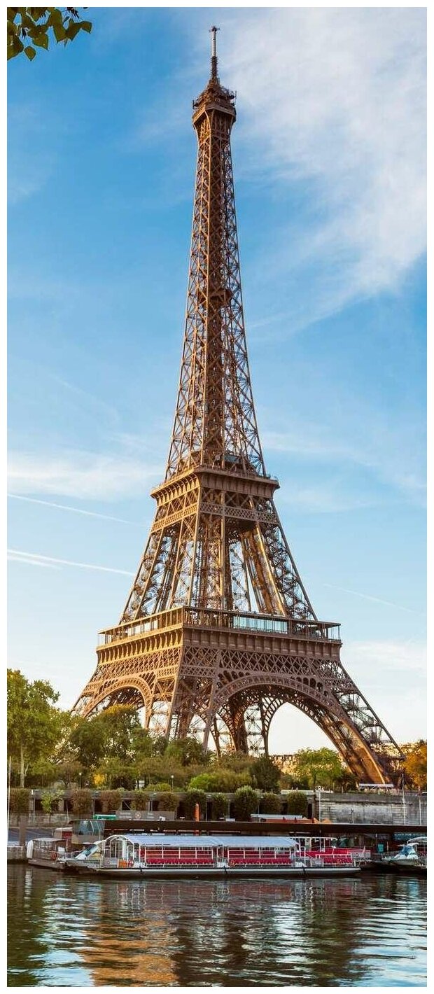 Самоклеящиеся фотообои "Эйфелева башня", размер: 90x210 см