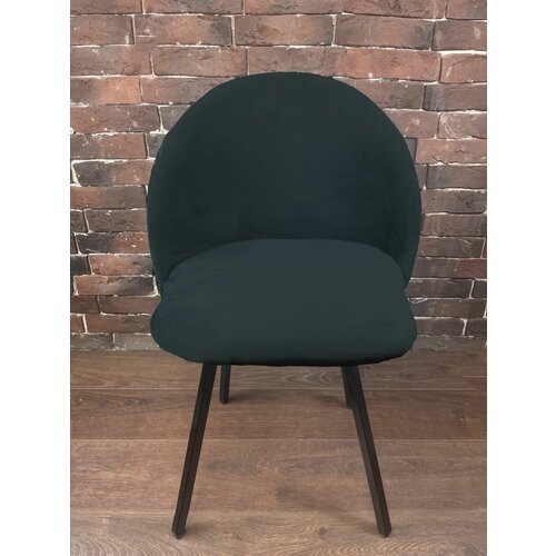 Стул для кухни. Стул со спинкой велюр черный