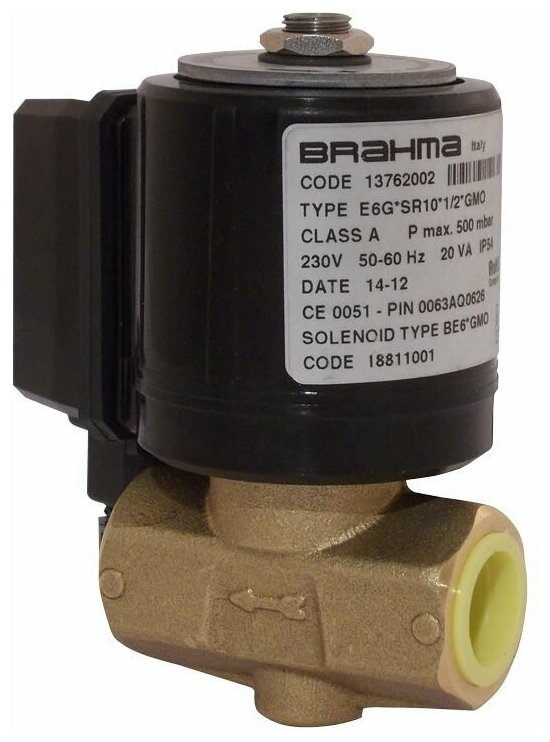 Газовый электромагнитный клапан Brahma E6G*S10*1/2*GFD 13702002