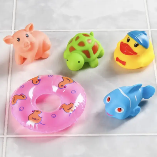 Набор для игры в ванне «Зверята с кругом», 5 шт, виды сюрприз набор для игры в ванне зверята с кругом 5 шт микс
