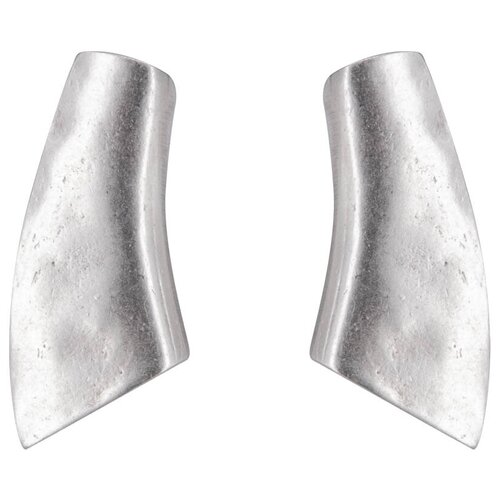 фото Серьги бижутерные металл (замок-гвоздик, бижутерный сплав, серебристый) 1-56483 otokodesign