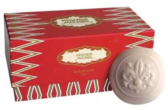 фото Новая Заря Набор из мыла туалетного твердого Moscou Rouge (Красная Москва), 6 шт по 50 г