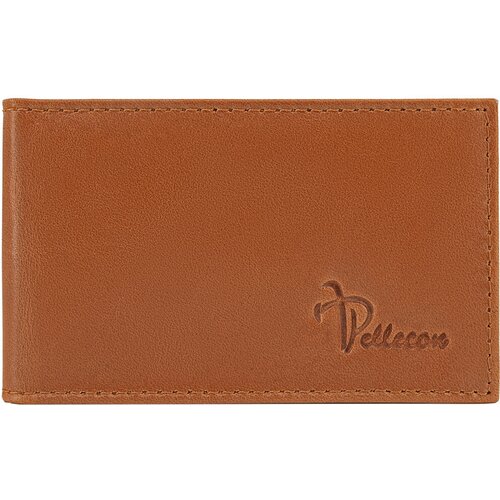 фото Визитница pellecon 113-713-4, натуральная кожа, 18 карманов для карт, 18 визиток, оранжевый