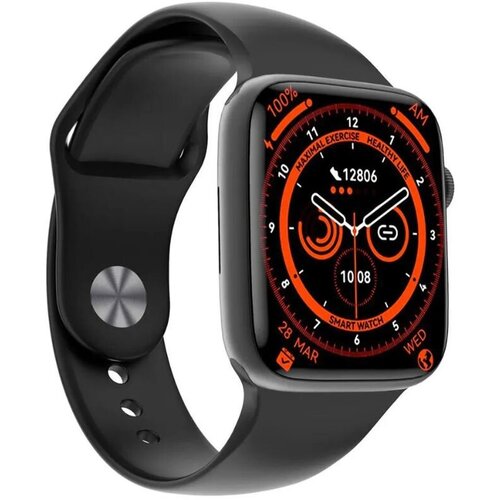 Умные часы с NFC и функцией принять звонок DT 8 PRO 45mm 8 серия черные 263000₽