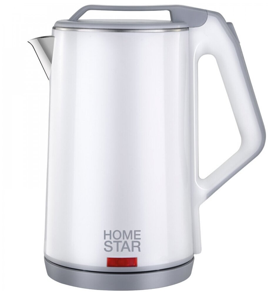 Чайник Homestar HS-1036 (1,8 л) белый, двойной корпус