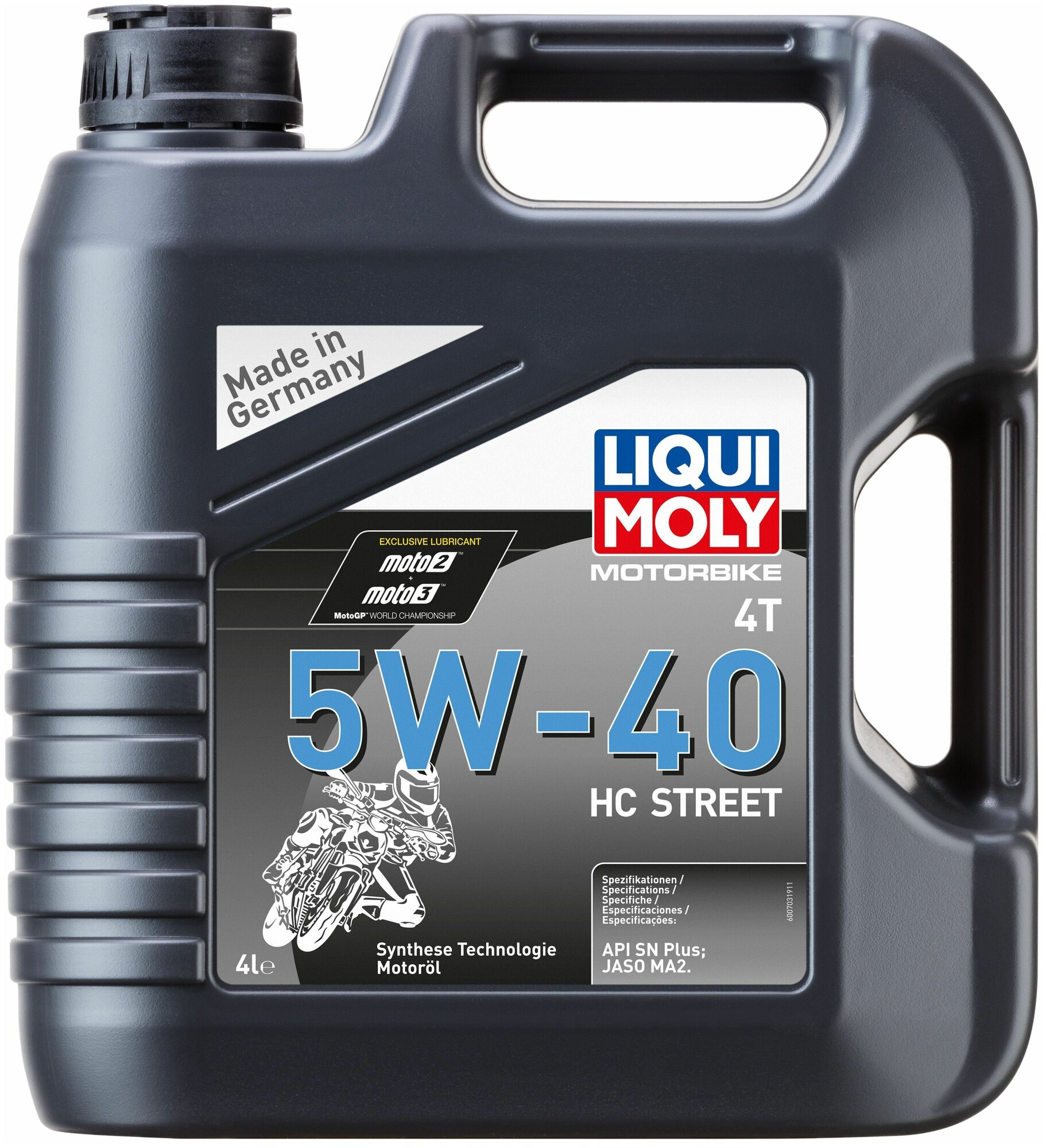 Масло Моторное Синтетика 5w-40 4 Л. Liqui moly арт. 20751