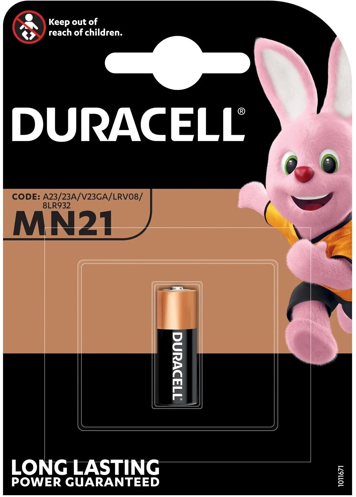 Батарейка Duracell MN21, 1 шт.