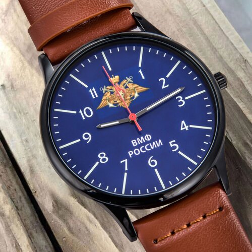 Наручные часы Командирские ВМФ, коричневый